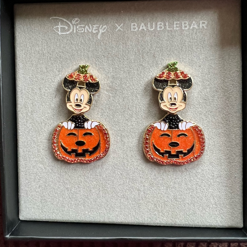Lot Of 3 Brand New Disney X Baublebar Holiday Earrings.